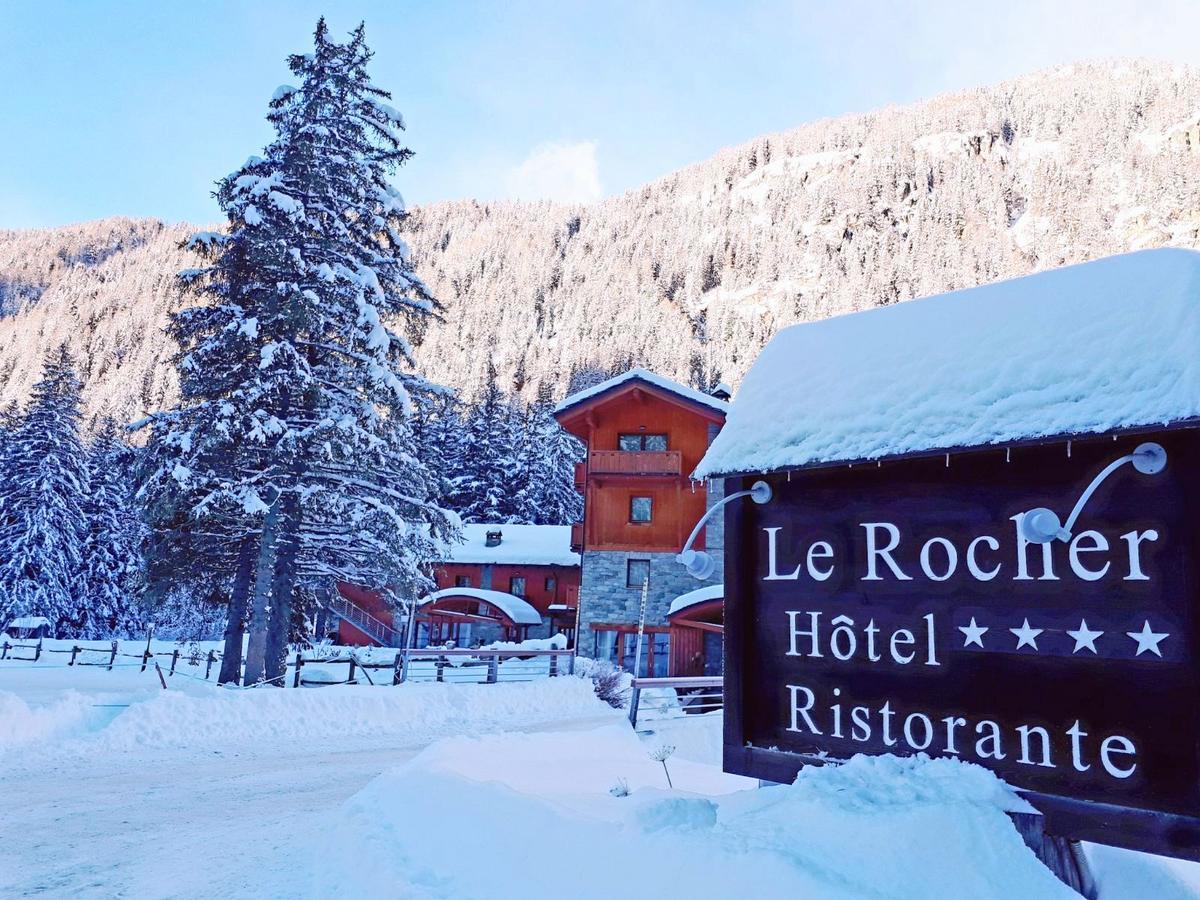 Le Rocher Hotel Champoluc Exterior foto